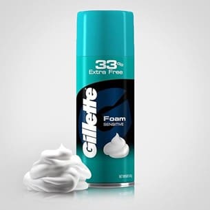 Gillette Classic Sensitive Shave Foam – 300 gm