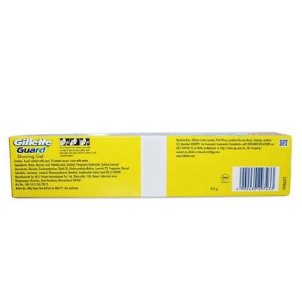 Gillette Guard Shaving Gel With Neem Seed Extract 80gm