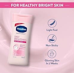 Vaseline Healthy Bright Daily Brightening Body Lotion, For Healthy & Glowing Skin, 200 ml