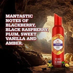 Old Spice Amber No Gas 24 hour Long Lasting Freshness Deodorant Perfume Body Spray For Men, 140ml