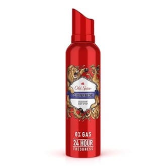 Old Spice Lionpride No Gas 24 hour Long Lasting Freshness Deodorant Perfume Body Spray For Men, 140ml