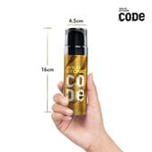 Wild Stone Code Gold Body Perfume for Men 120 ml