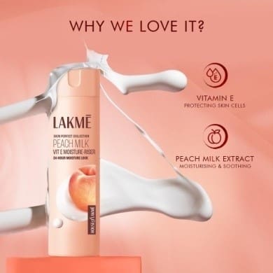 Lakme Peach Milk, Light Weight Moisturizer, 60ml