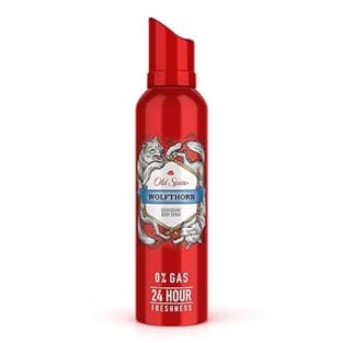 Old Spice Wolfthorn No Gas 24 hour Long Lasting Freshness Deodorant Perfume Body Spray For Men, 140ml