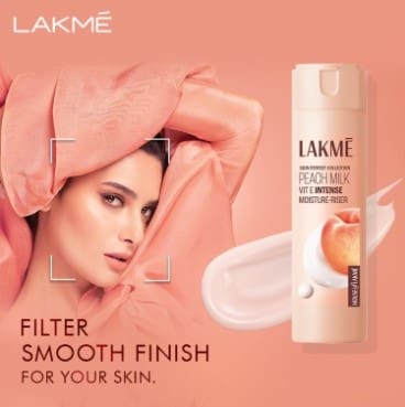 Lakme Peach Milk Intense Moisturizer Lotion (120ml)