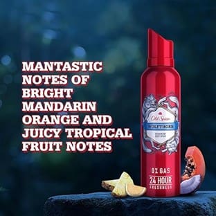 Old Spice Wolfthorn No Gas 24 hour Long Lasting Freshness Deodorant Perfume Body Spray For Men, 140ml
