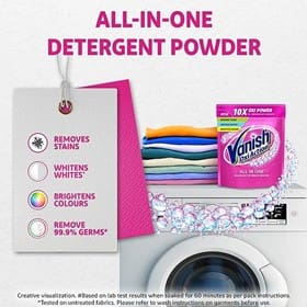 Vanish All in One Powder Detergent 100g