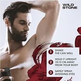 Wild Stone Ultra Sensual Long Lasting Deodorant for Men, 150ml