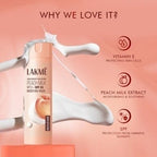 Lakme, Peach Milk Moisturizer SPF 24 Sunscreen Lotion, 120 ml