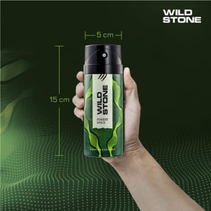 Wild Stone Forest Spice Deo Body Spray for Men, 150Ml