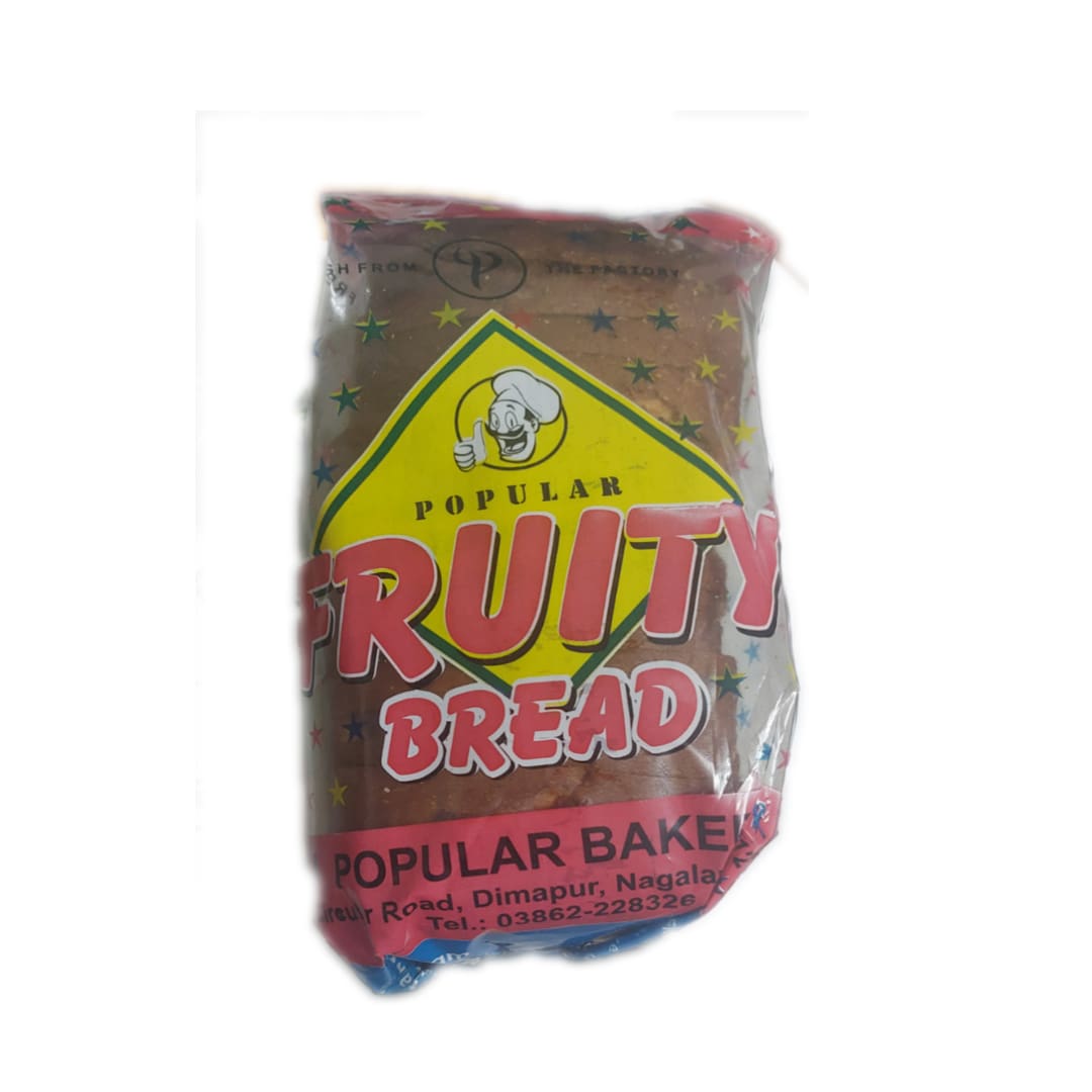 Popular Bakery’s Fruity Bread/ Sweet Bread |Net weight 400gm| Pack of 1