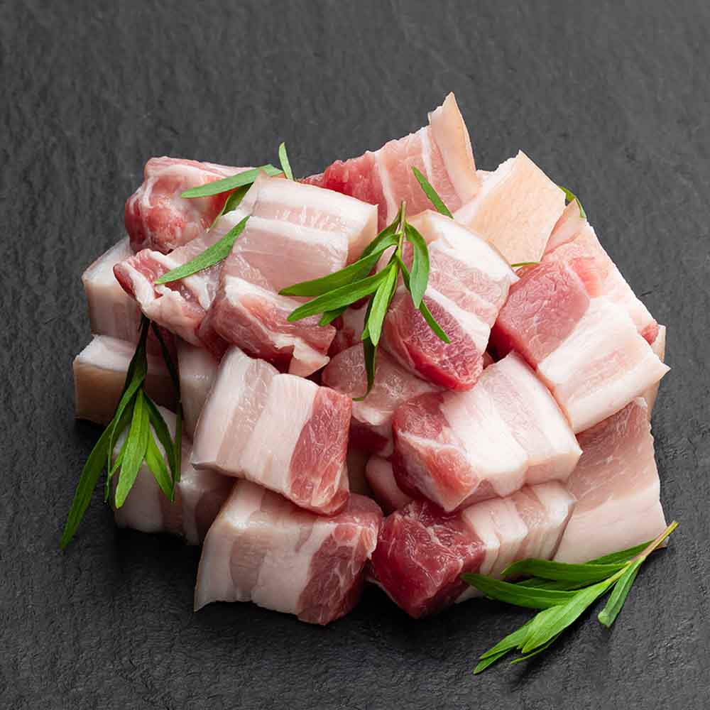 Farm Pork - Curry Cut, 1 Kg
