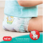 Red Pampers Diaper Pants Large, 2 count