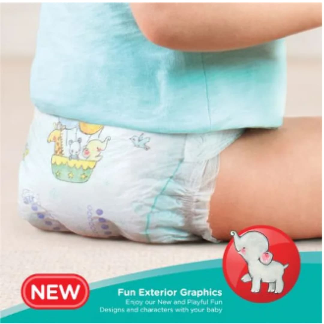 Red Pampers Diaper Pants Large, 2 count