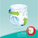 Red Pampers Diaper Pants Large, 2 count