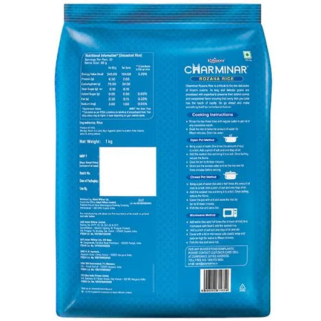Kohinoor Charminar Rozana Rice, 1 kg