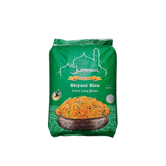 JUMMAA BIRYANI RICE, EXTRA LONG GRAIN 26Kg