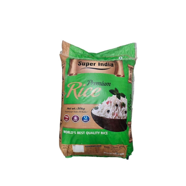 SUPER INDIA PREMIUM RICE, 30Kg