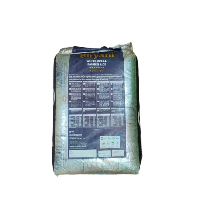 BIRYANI WHITE SELLA BASMATI RICE, 30Kg