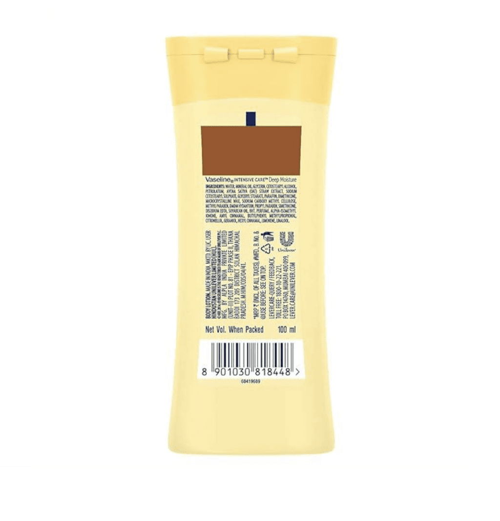 Vaseline Intensive Care Deep Moisture Body Lotion, 90 ml