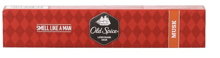 Old Spice Lather Shaving Cream - Musk, 30g Tube