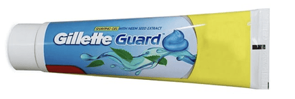 Gillette Guard Shaving Gel With Neem Seed Extract 80gm