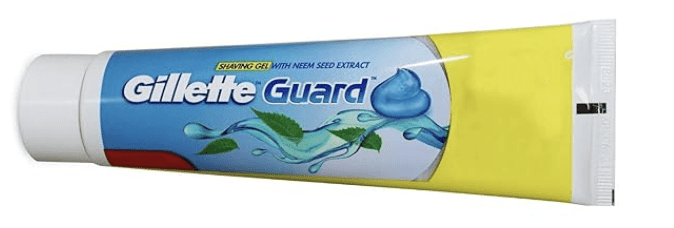 Gillette Guard Shaving Gel With Neem Seed Extract 80gm