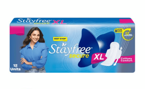 Stayfree Secure Cottony Comfort XL, 12 Units