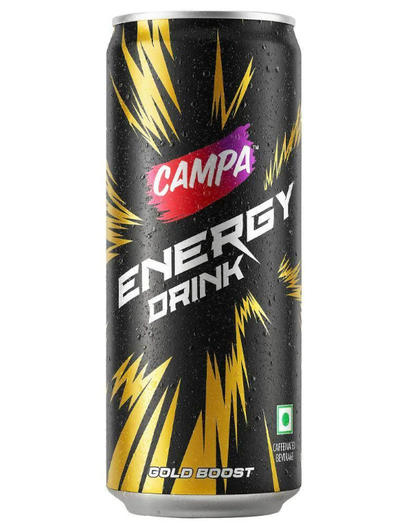 Campa Gold Boost Energy Drink, 330 ml Can