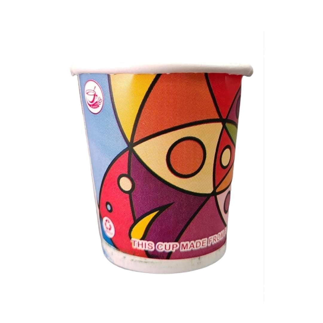 Spectra Disposable Printed Paper Cups|210ml| Pack of 50