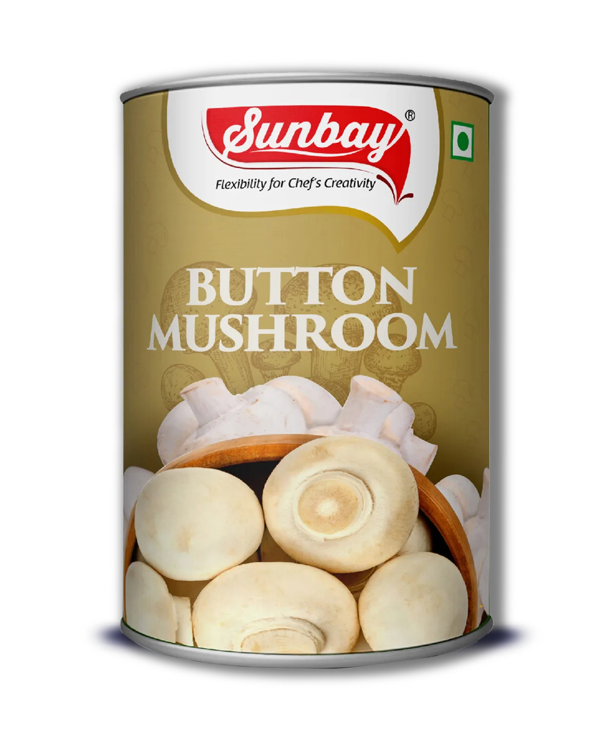 Sunbay, Button Mushroom, 800g
