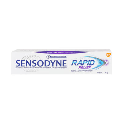 Sensodyne Toothpaste, Rapid Relief, 80g