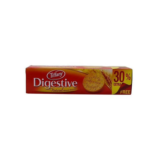 Tiffany Digestive Natural Wheat Biscuit 30% Extra Free 520 g