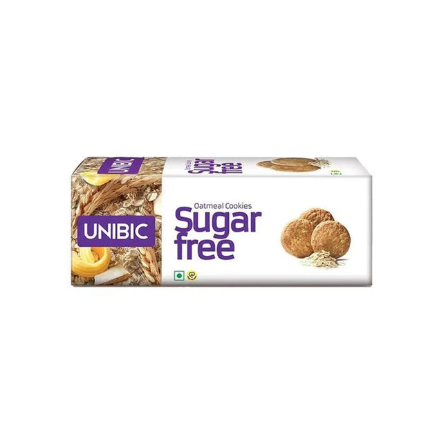 UNIBIC Sugar Free Oatmeal Cookies, 75 g