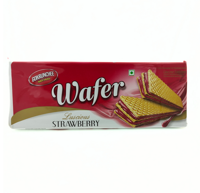 Gokrunchee, Strawberry Wafer, 150g