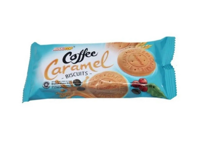 Biskitop, Coffee Caramel Biscuits, 55g