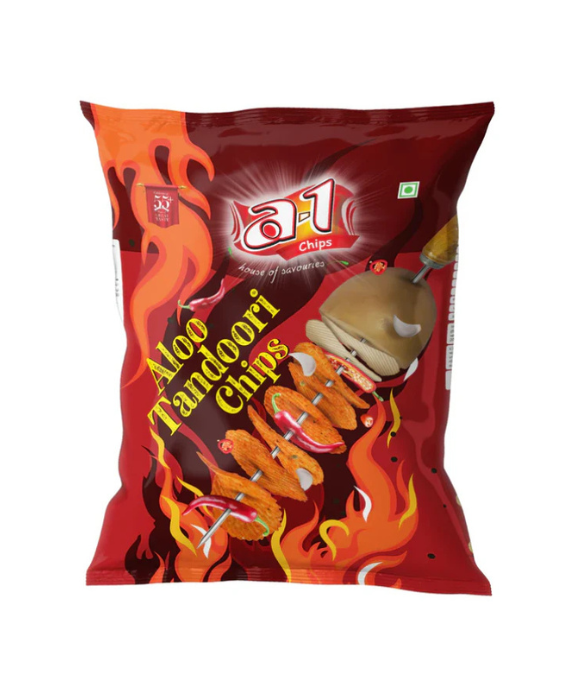 A-1 Potato Chips Aloo Tandoori - 100g