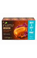 Fiama Golden Sandalwood Oil & Patchouli Gel Bar - With Skin Conditioners (Buy 3 Get 1 Free) (125g x 4)