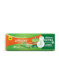 Whisper Choice Aloe Cotton Soft Extra Long XL wings, 6 Pads