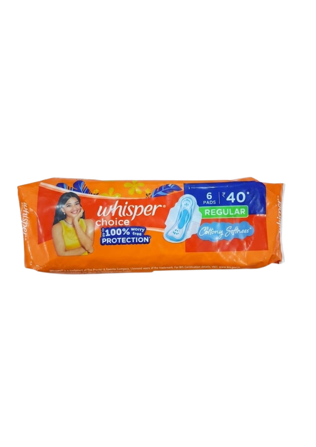 Whisper Choice Regular 6 Pads