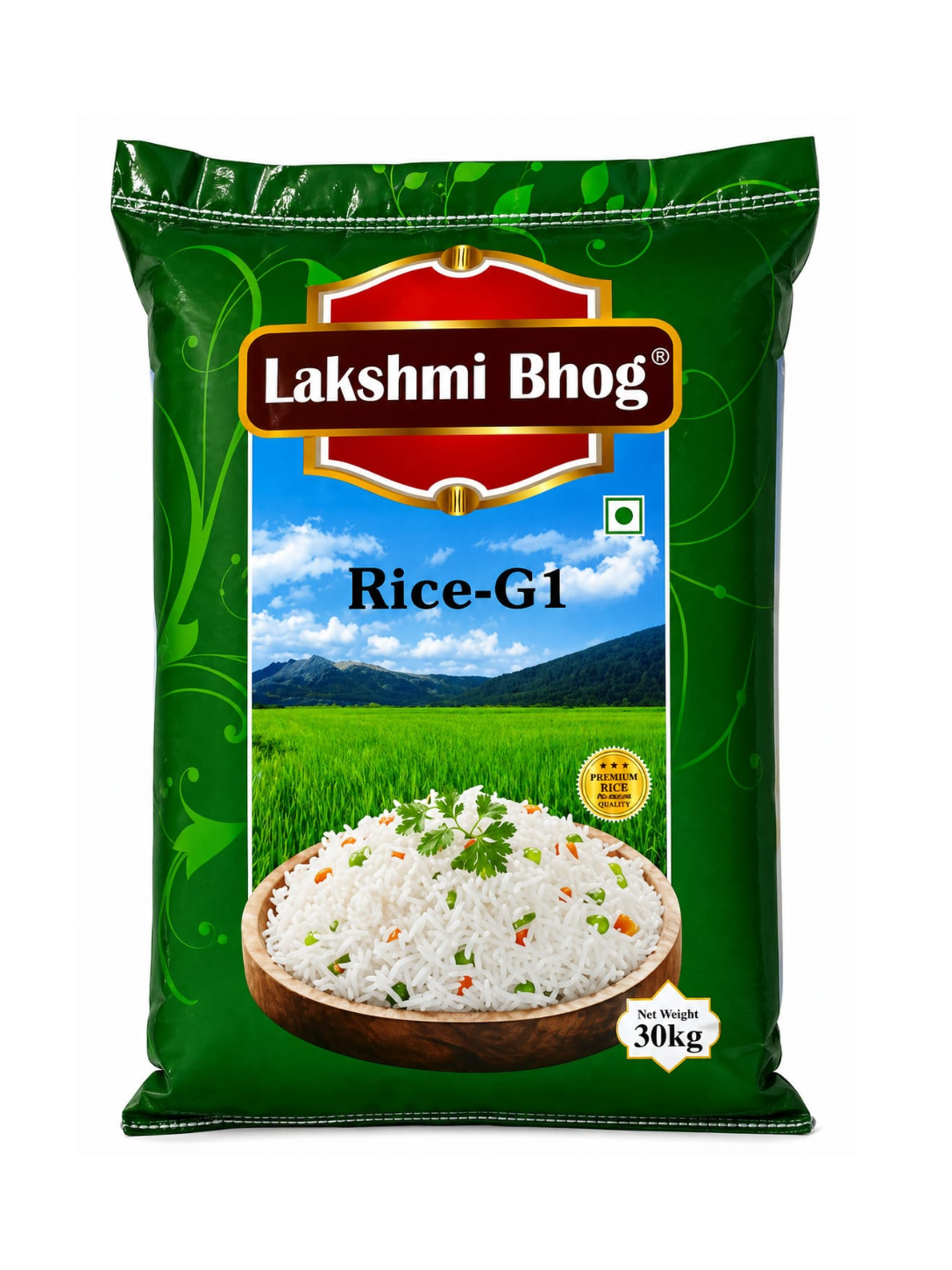 Lakshmi Bhog Rice G1 (Sortex Rice), 30kg