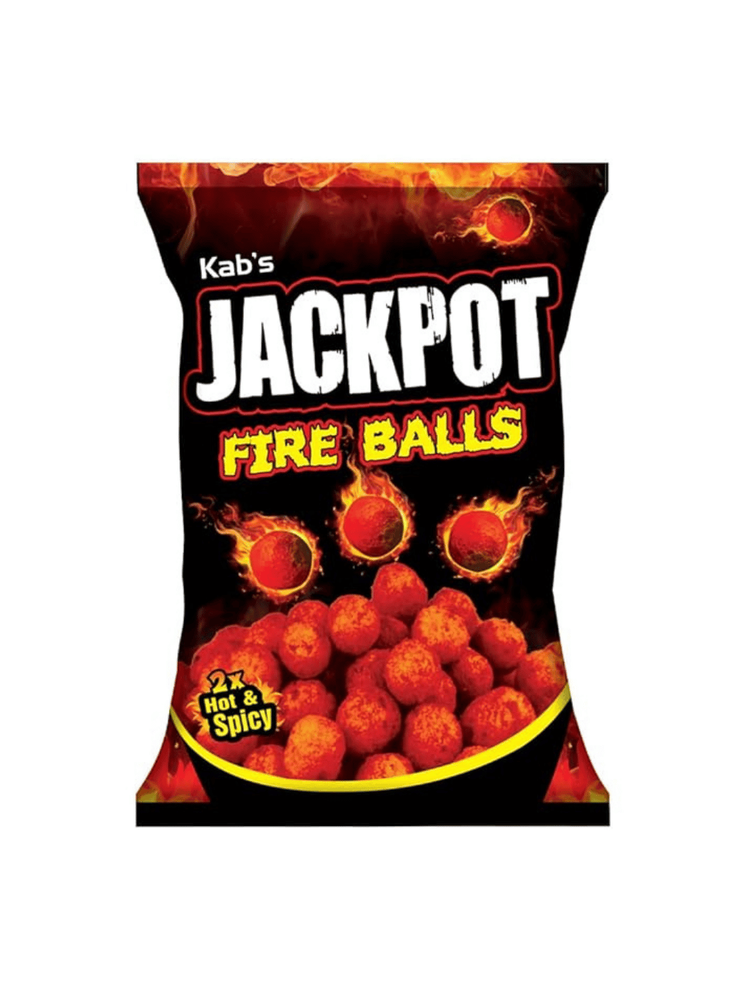 Kab's Jackpot Fire Balls 2x Hot & Spicy 60gm