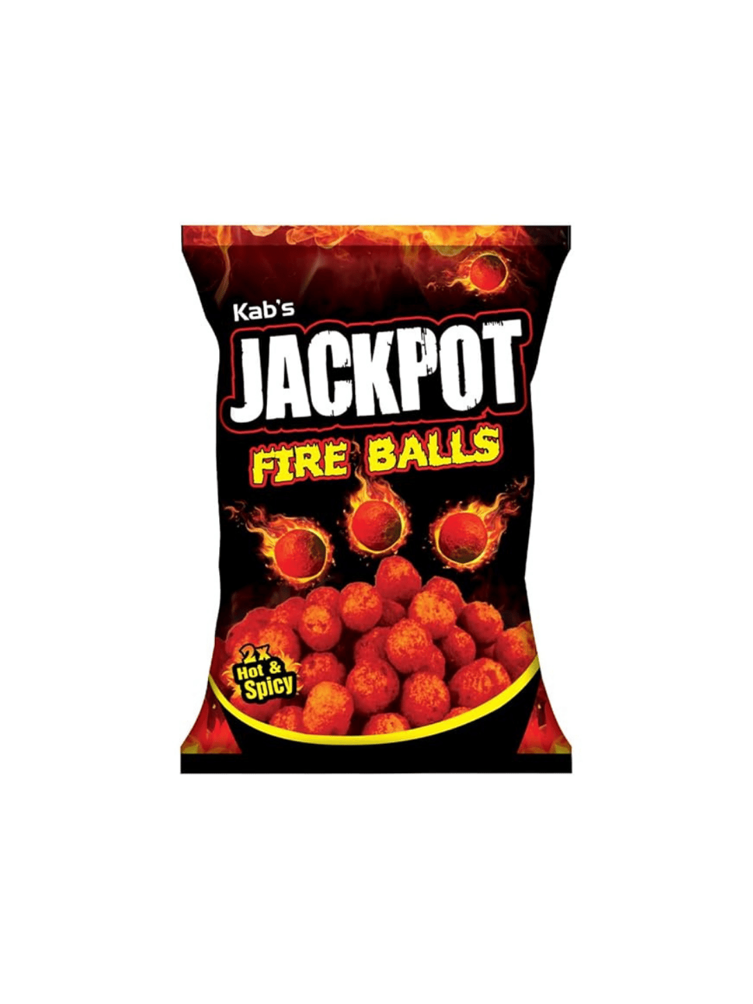 Kab's Jackpot Fire Balls 2x Hot & Spicy 25g