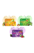 FIAMA Gel Bar Celebration Pack with 3 unique Gel Bars Pack of 3 (3 x 125 g)