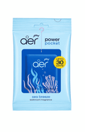 Godrej Aer Power Pocket - Long Lasting Bathroom Fragrance, Sea Breeze, 10 g