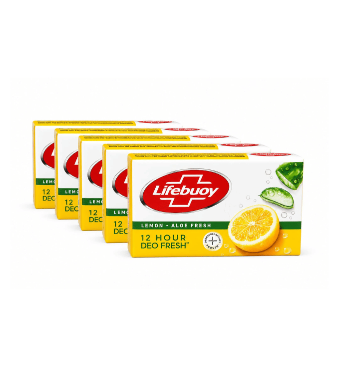 Lifebuoy Lemon Aloe Fresh 100g x 5 (Buy 4 get 1 Free)