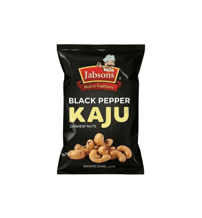 Jabsons Black Pepper Kaju (Cashew Nuts) 38g