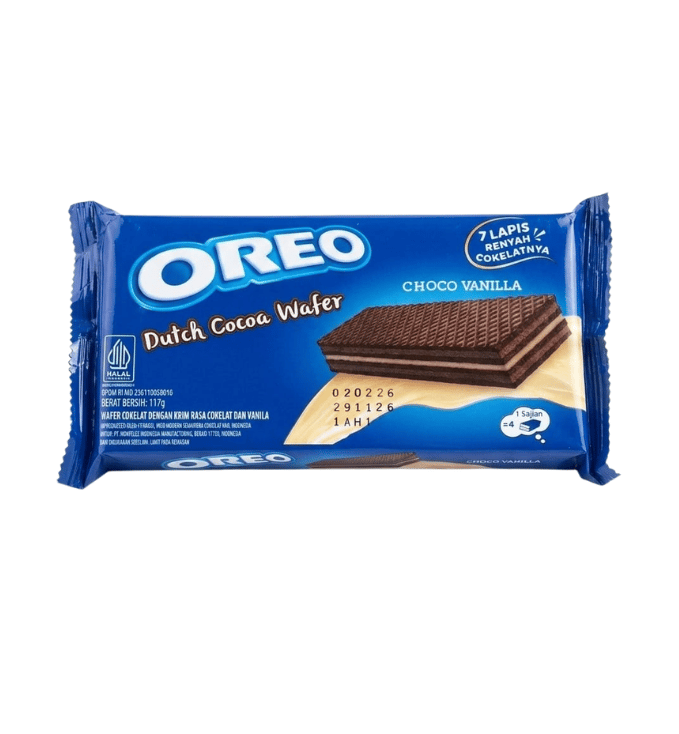 Oreo Dutch Cocoa Wafer Choco Vanilla- 117 g