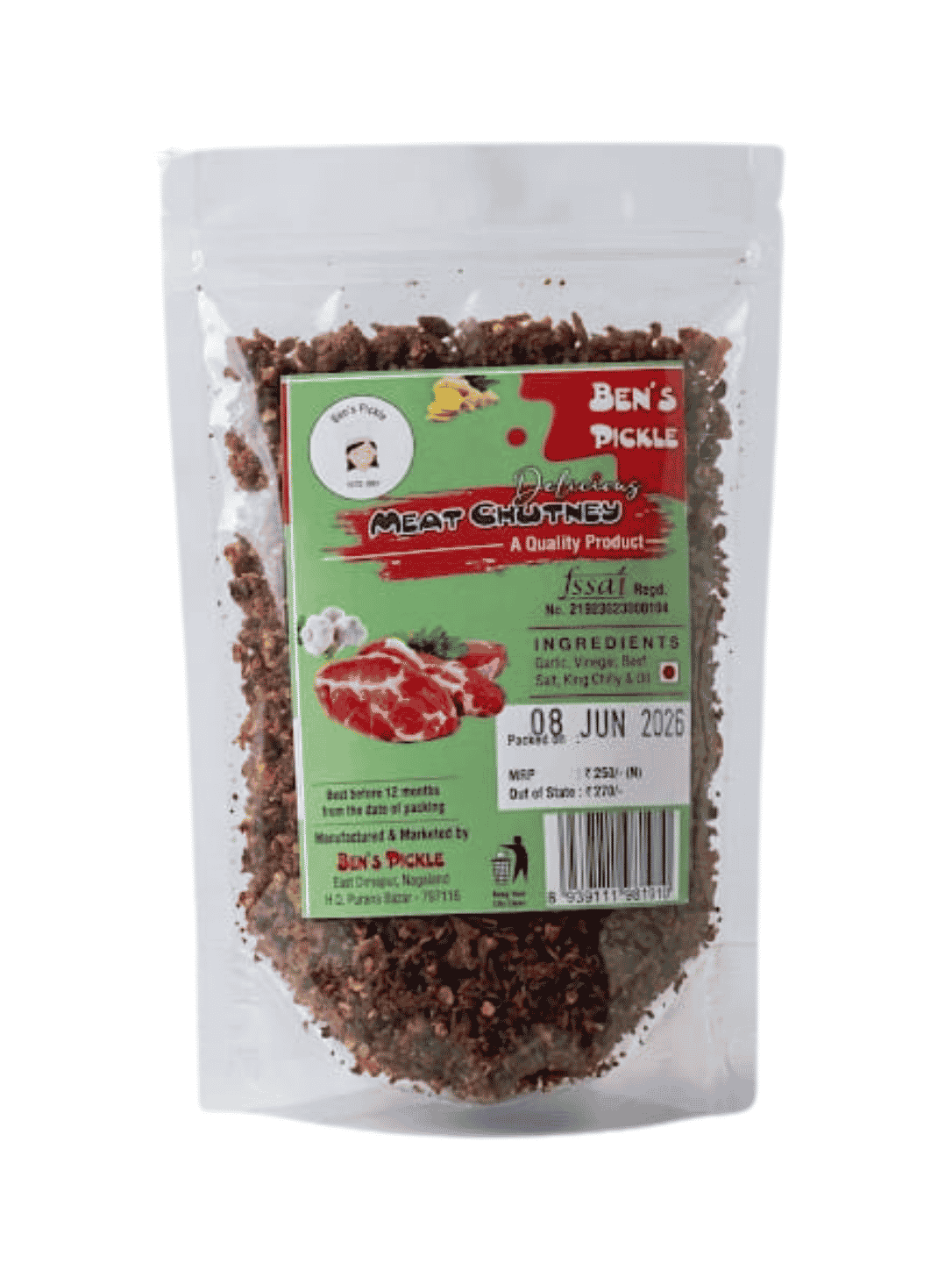 Ben's Delicious Meat Chutney (Beef)