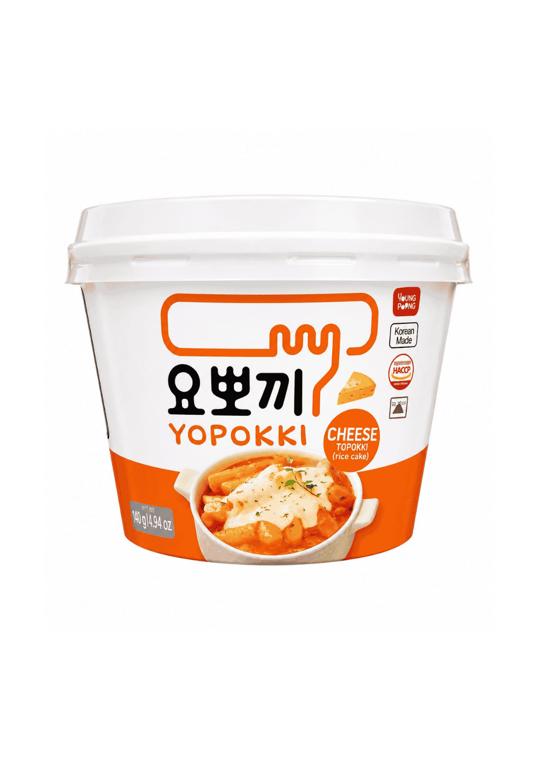 Yopokki Cheese Topokki Rice Cake (Korea's No. 1 Rice Cake)
